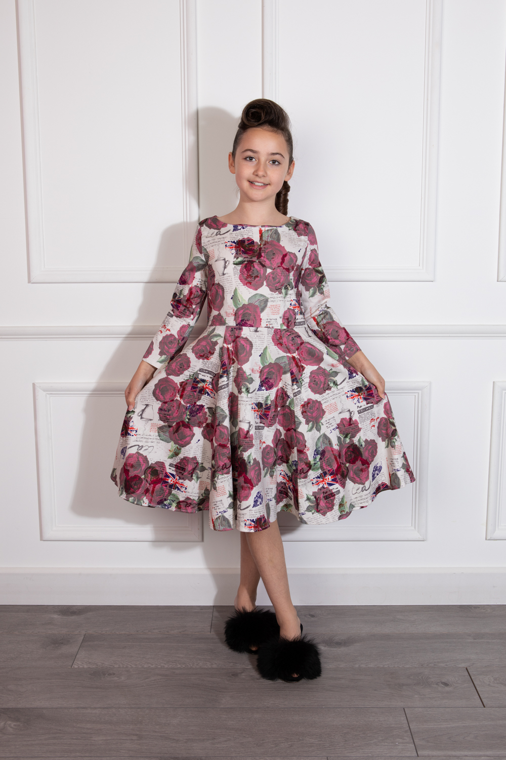 Tilly Tea Party Swing Dress in Kids